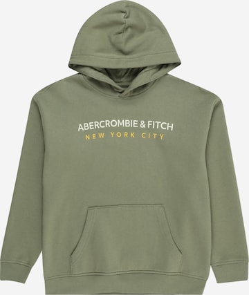 Abercrombie & Fitch Sweatshirt in Groen: voorkant