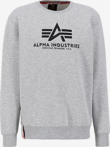 ALPHA INDUSTRIES Μπλούζα φούτερ σε γκρι: μπροστά