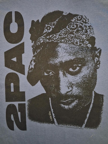 Rockshirts Shirt 'Tupac Portrait' in Blue