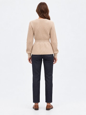 RYVAN Knit cardigan 'Strickjacken' in Beige
