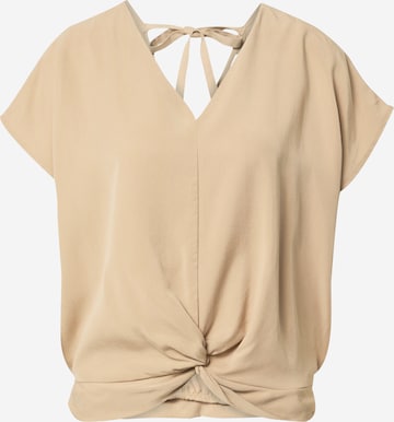 Camicia da donna di Summum in beige: frontale