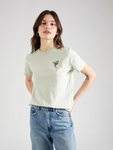 Iriedaily - Camiseta 'Hazebell' en verde: frente