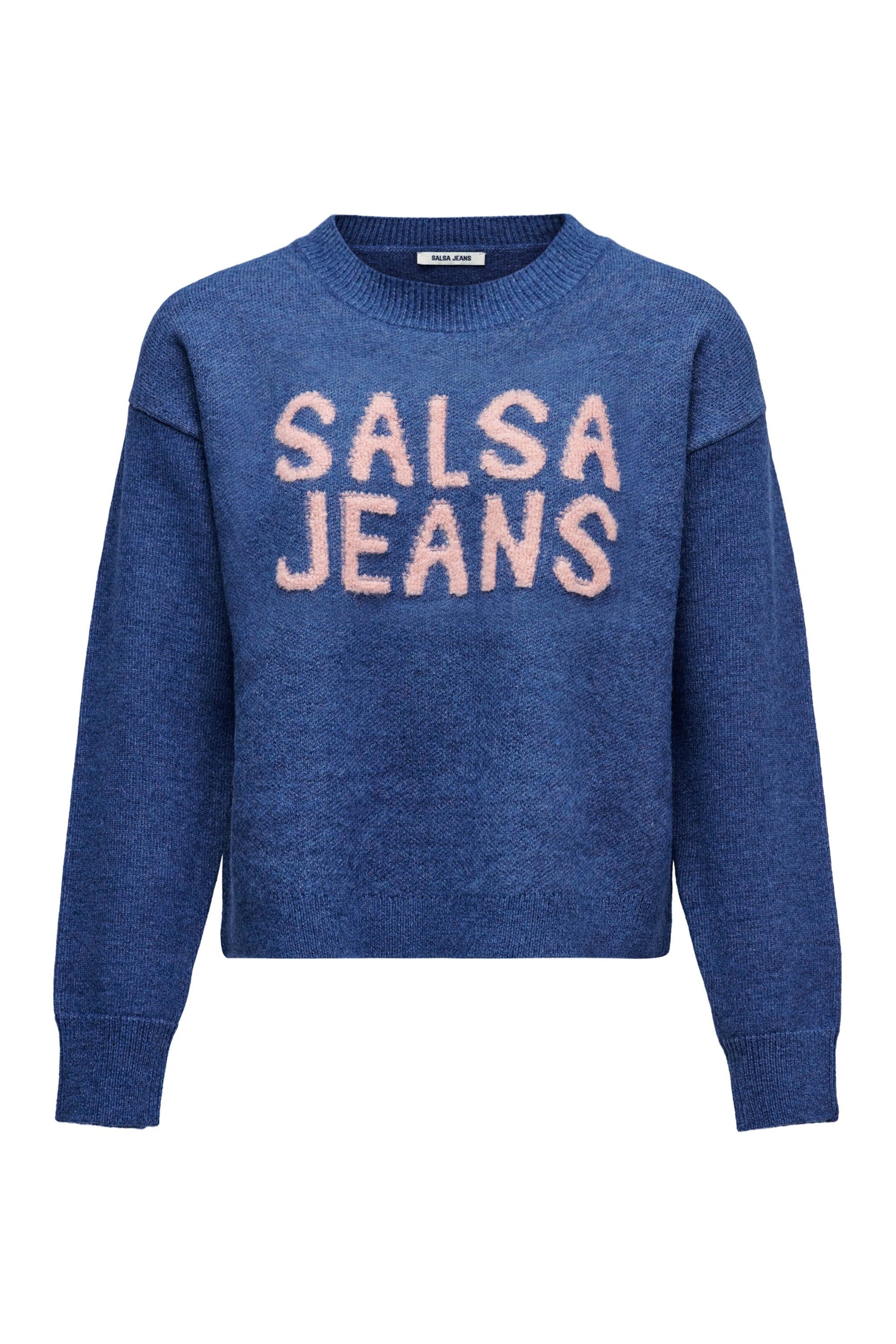 Salsa Jeans Pullover in Blau: Vorderseite