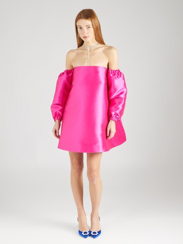 Robe de cocktail Nasty Gal en rose : devant