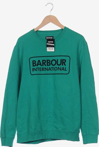 Barbour Sweatshirt & Zip-Up Hoodie in XXL in Green: front