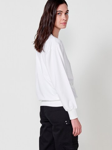 KOROSHI Sweatshirt in Wit