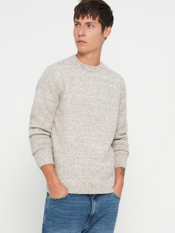Only & Sons Sweater in Beige
