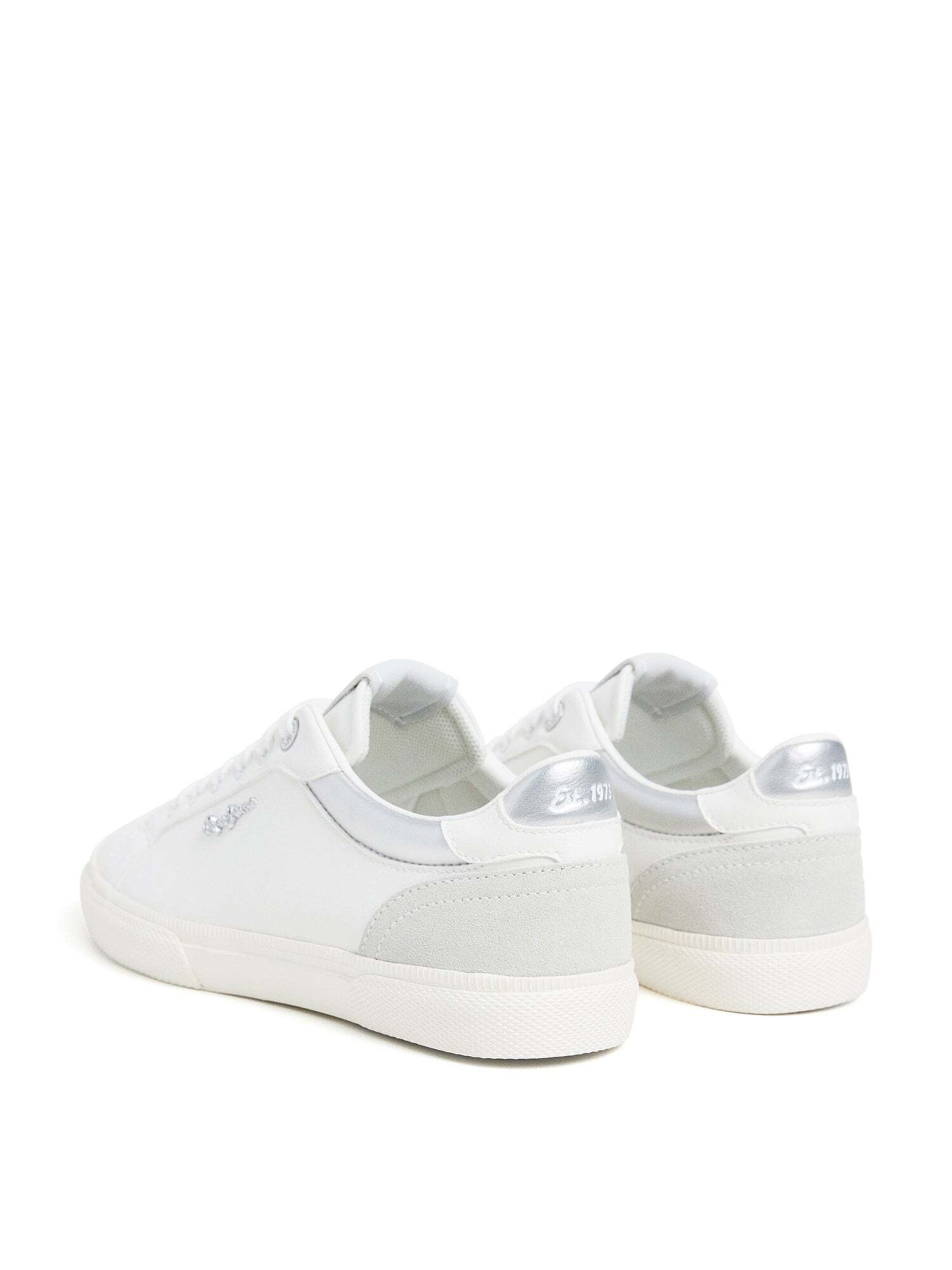 Baskets basses 'KENTON' Pepe Jeans en blanc