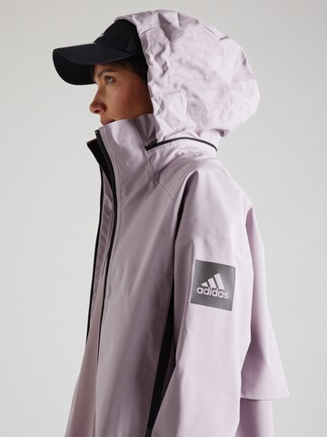 ADIDAS SPORTSWEAR Sports jacket 'Myshelter Rain.Rdy' in Purple