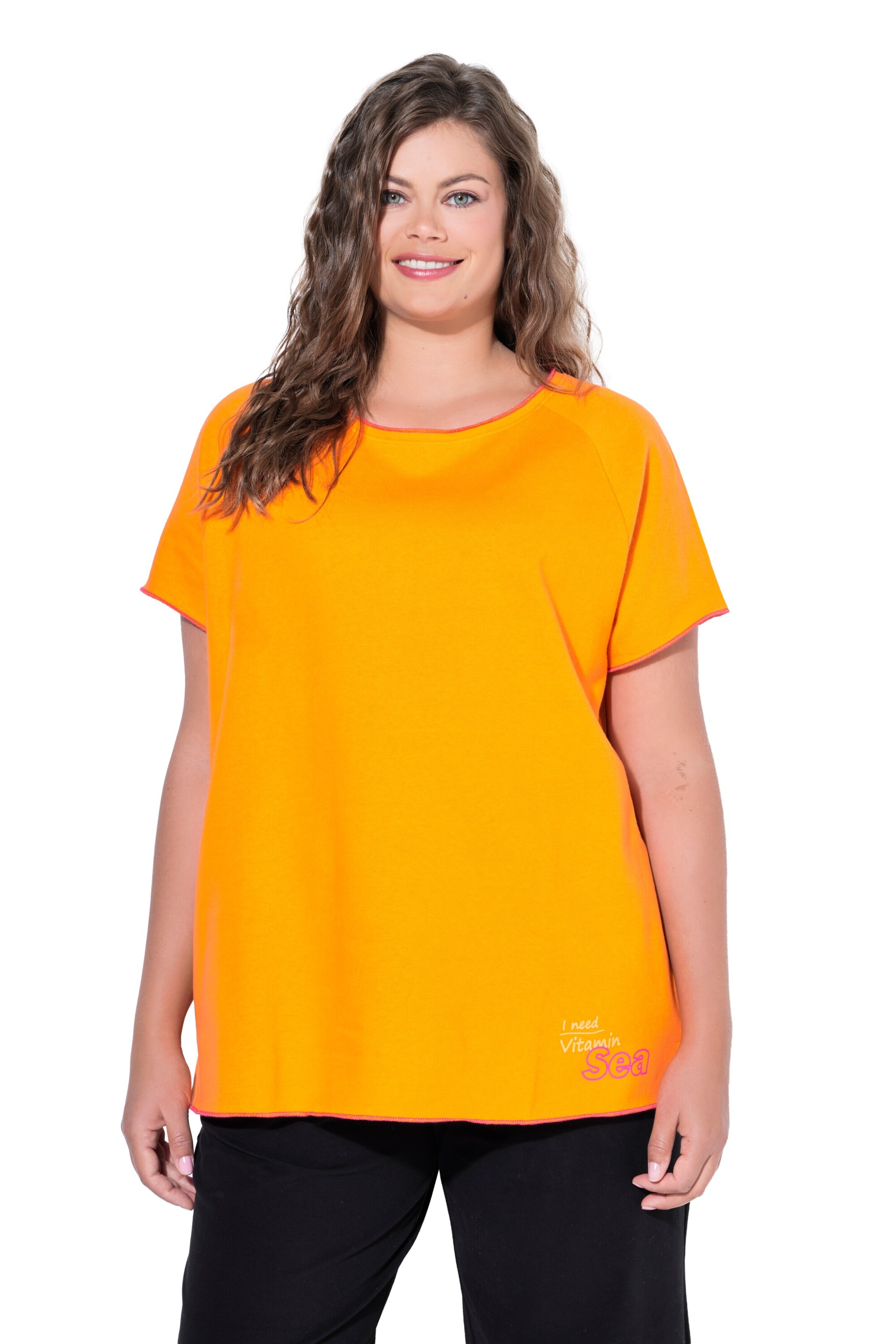 LAURASØN Shirt in Oranje: voorkant