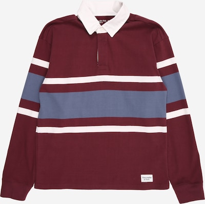 Abercrombie & Fitch Camiseta en zafiro / rojo oscuro / blanco, Vista del producto