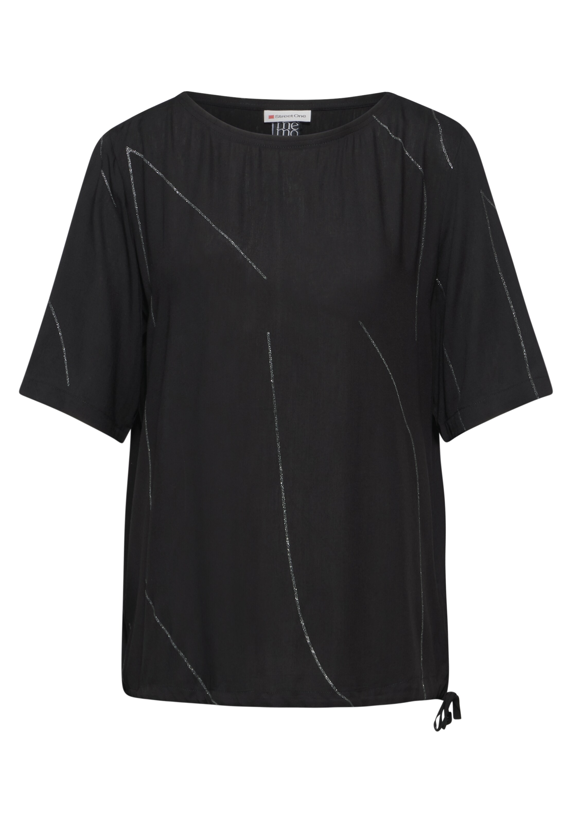 STREET ONE Blouse in Black: front