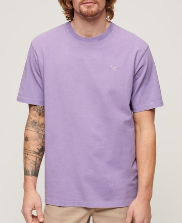 T-Shirt 'Mark' Superdry en violet