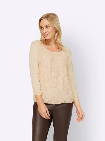 heine Bluse in Beige: predná strana