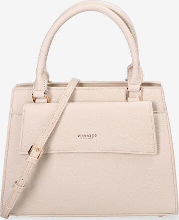 Borsa a mano di Diana&Co. in beige: frontale