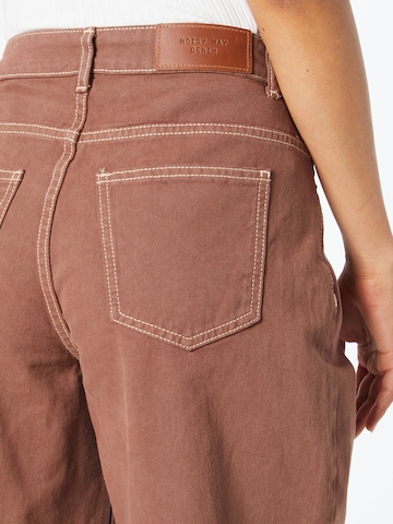Noisy may Wide leg Jeans 'Amanda' in Brown