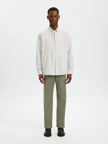 SELECTED Regular Fit Hemd 'SLHRICK' in Weiß