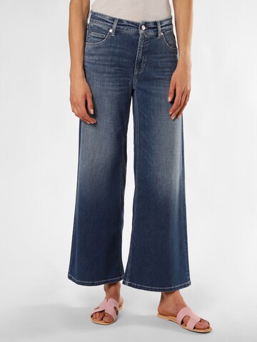 Cambio Wide leg Jeans ' Palazzo ' in Grijs: voorkant