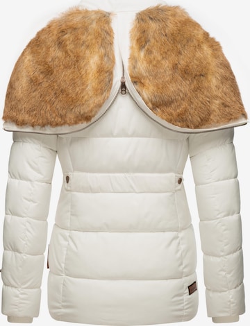 MARIKOO Winter Jacket 'Nekoo' in White