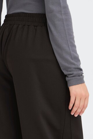 ICHI Barrel Trousers 'IHKate' in Black