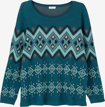 SHEEGO Sweater in Blue: front