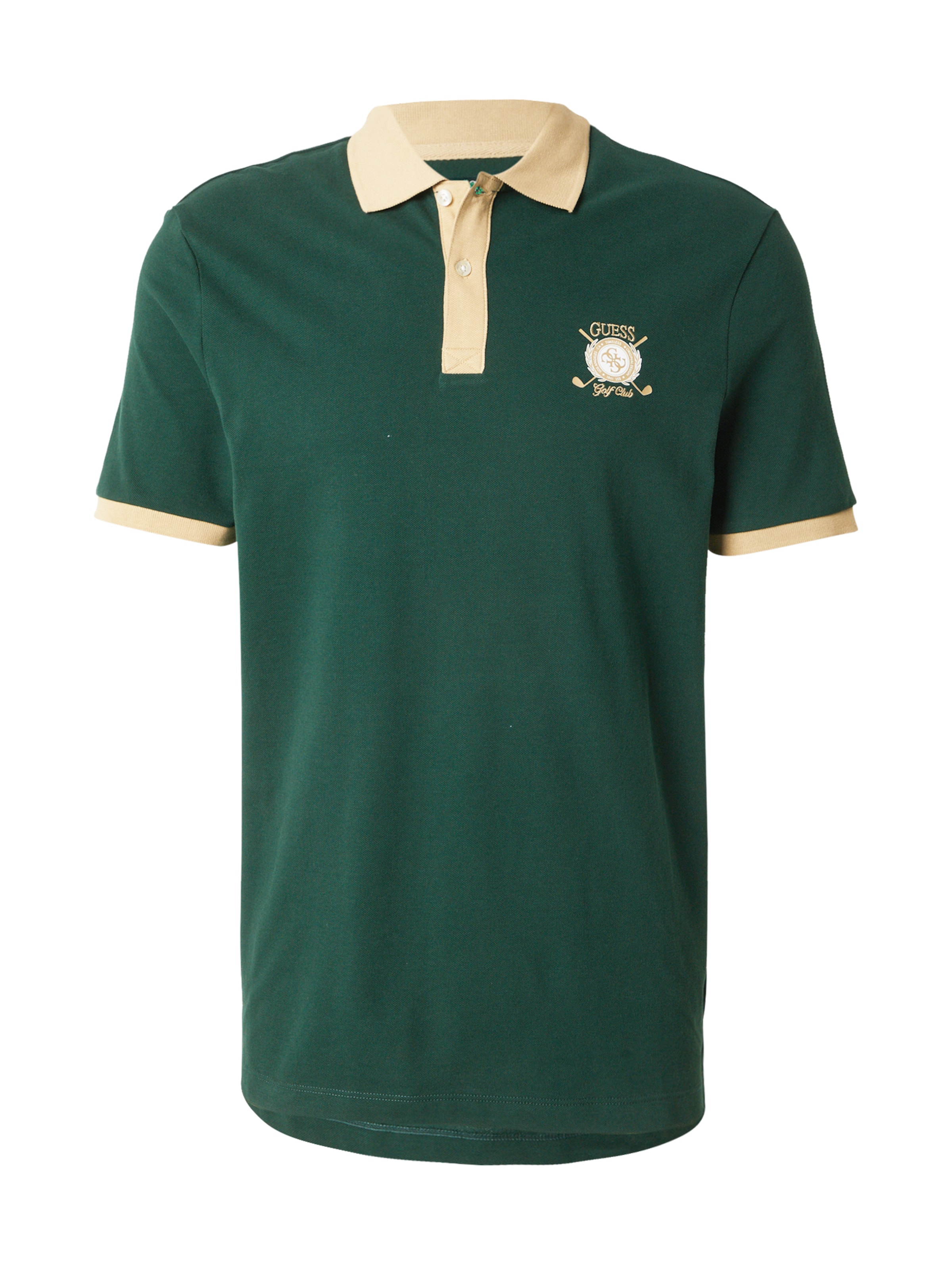 Tricou de la GUESS pe verde: față