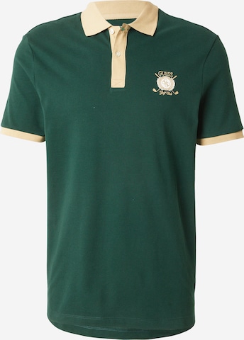 T-Shirt GUESS en vert : devant