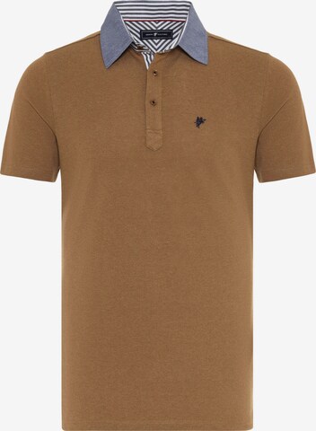 DENIM CULTURE Shirt 'Arben' in Brown: front