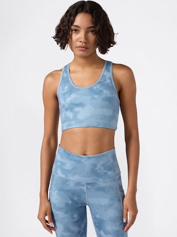 Champion Authentic Athletic Apparel Бюстие Спортен сутиен в синьо: отпред