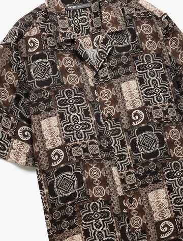 Koton Comfort fit Button Up Shirt in Brown