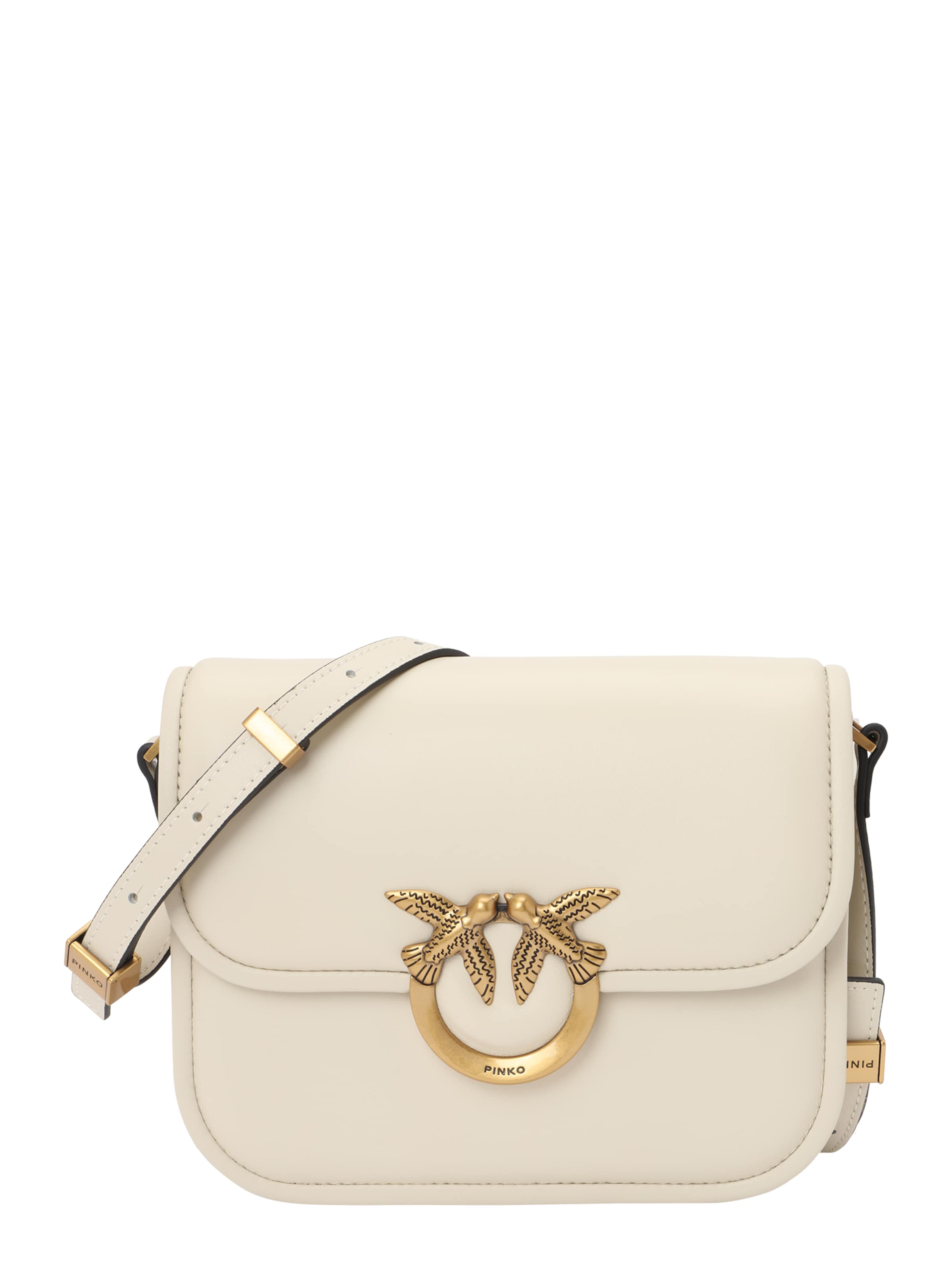 Sac à bandoulière 'LOVE BOX' PINKO en blanc : devant