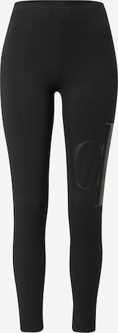 Calvin Klein Jeans Skinny Leggings in Black: front