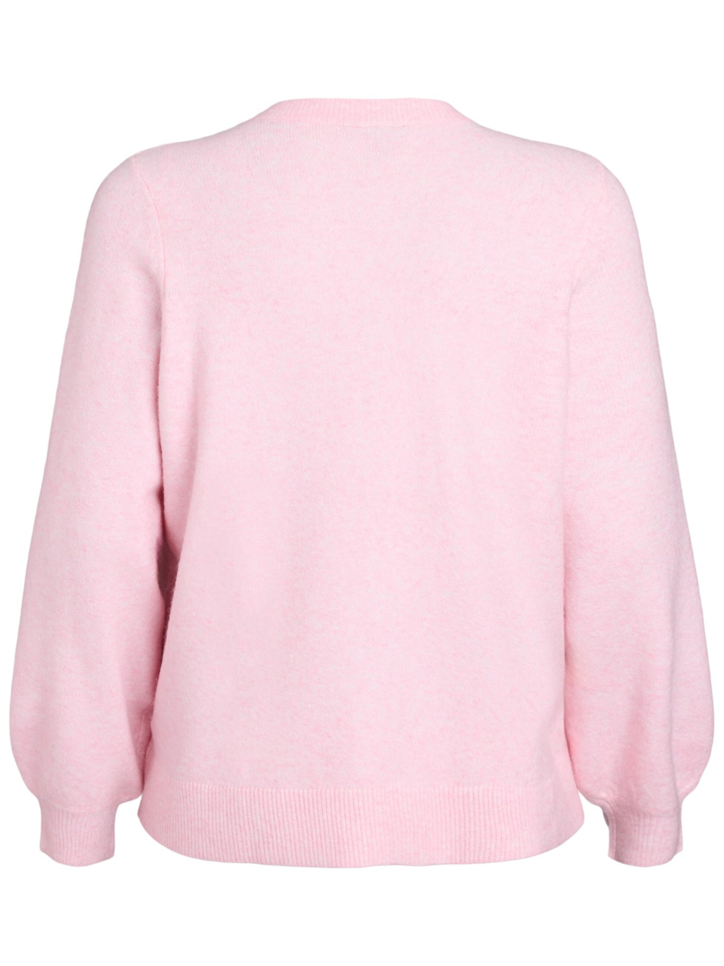 Zizzi Плетена жилетка 'Cavista' в розово