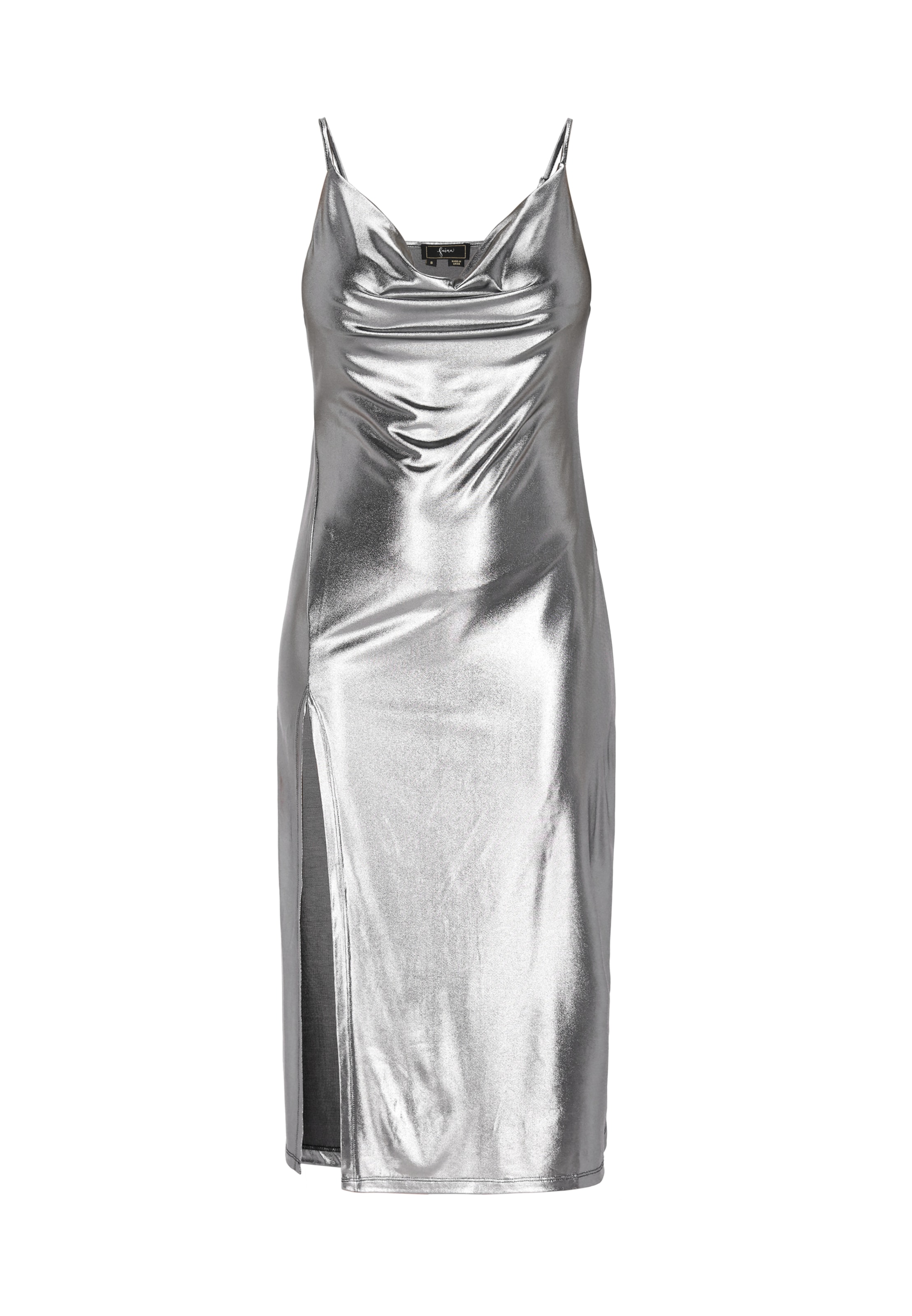 faina Коктейльное платье в Серебристый: спереди