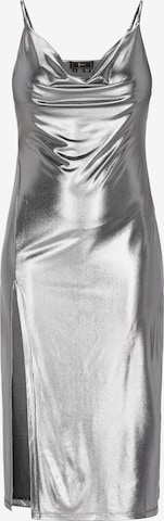 fainaKoktel haljina - srebro boja: prednji dio