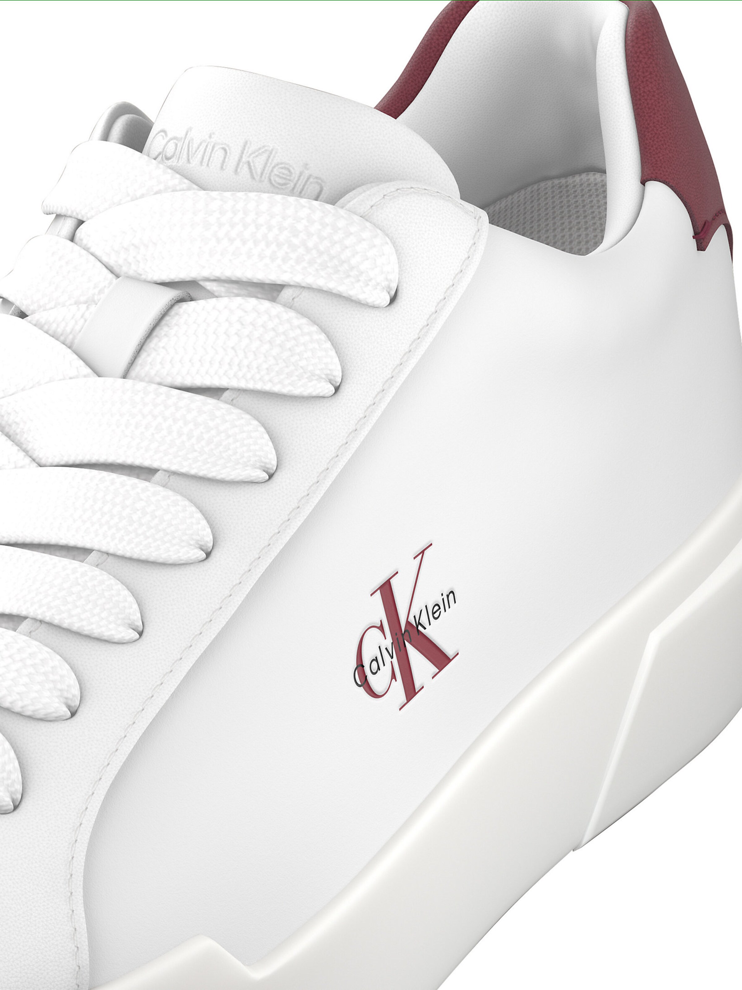 Calvin Klein Platform trainers in White
