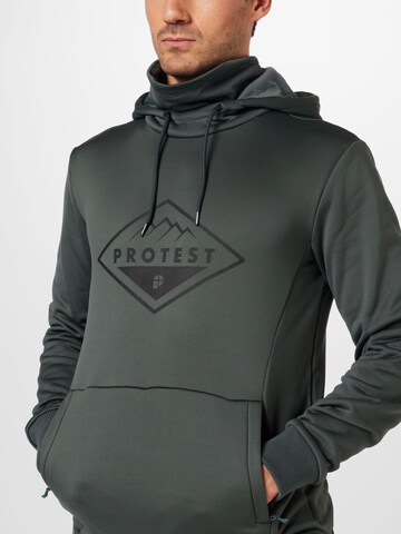 PROTEST Athletic Sweatshirt 'Issyk' in Green