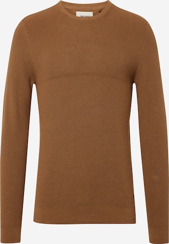 BLEND Sweater 'Codford' in Brown: front