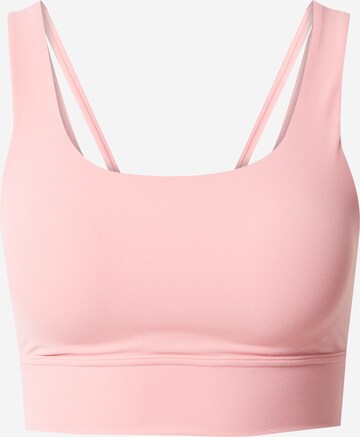 NIKE Bustier Sport-BH in Pink: predná strana