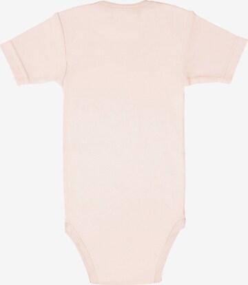 LOGOSHIRT Romper/Bodysuit 'DC - Superman Logo' in Pink