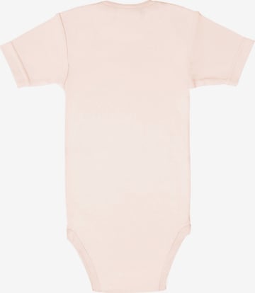 LOGOSHIRT Baby-Body 'DC - Batman Logo' in Pink