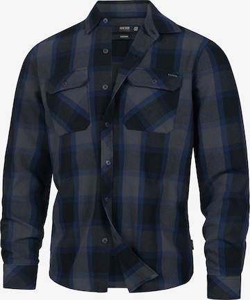 INDICODE JEANS Button Up Shirt 'Pomal' in Grey: front