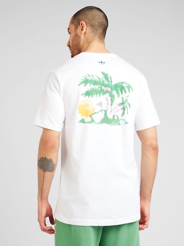T-Shirt 'OLL' ADIDAS ORIGINALS en blanc : devant