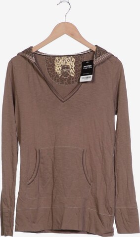 OUI Sweatshirt & Zip-Up Hoodie in L in Brown: front