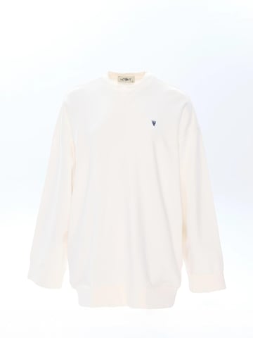 NOWIHT Sweatshirt 'Linnea' in White: front