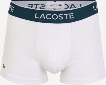 LACOSTE Boxershorts 'Casualnoirs' in Wit: voorkant