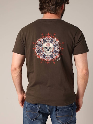 T-Shirt 'MANDOU' Deeluxe en marron