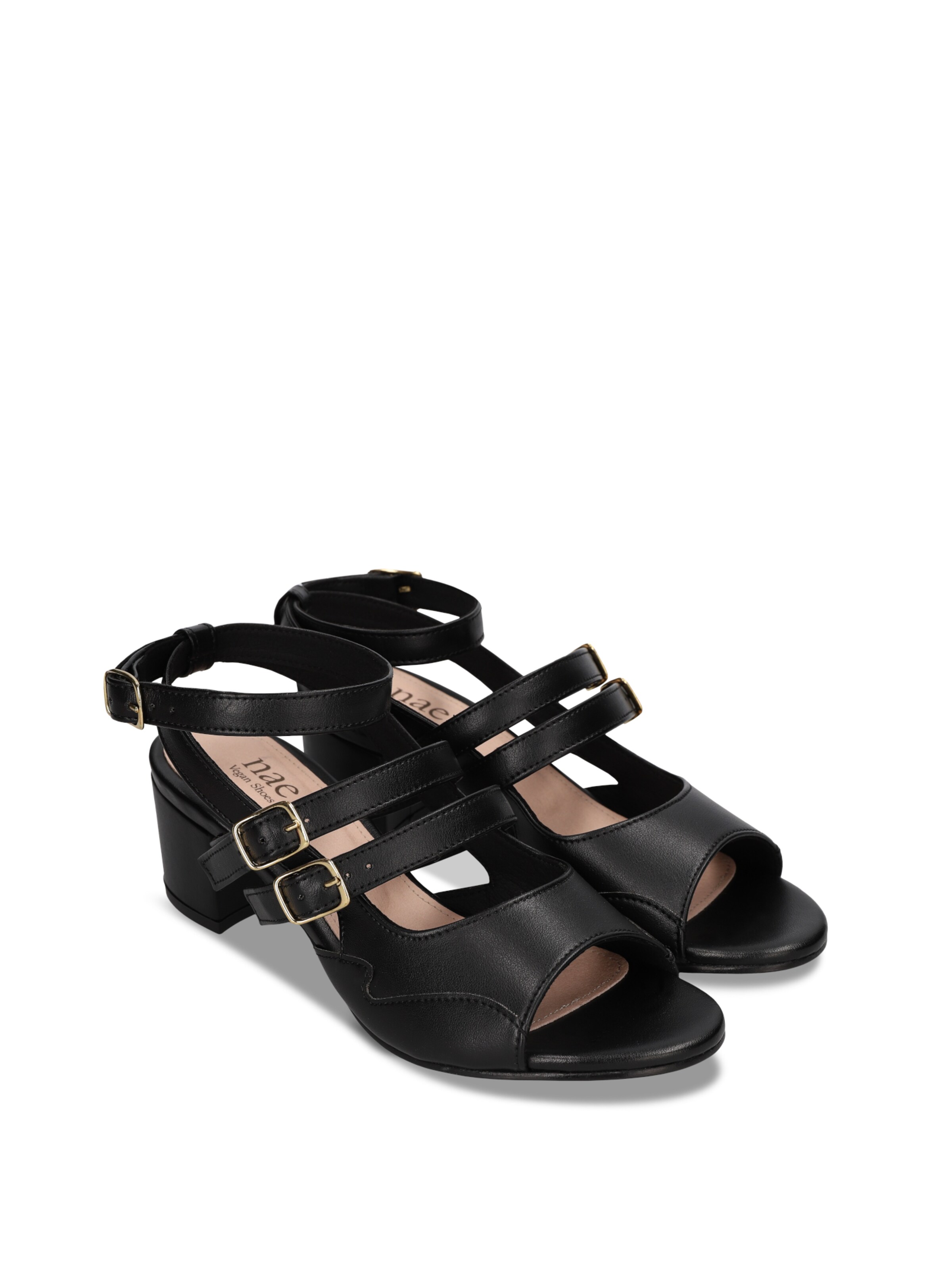 nae Vegan Shoes - Sandália 'Devan' em preto