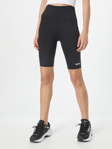 aim'n - Slimfit Calças de desporto em preto: frente