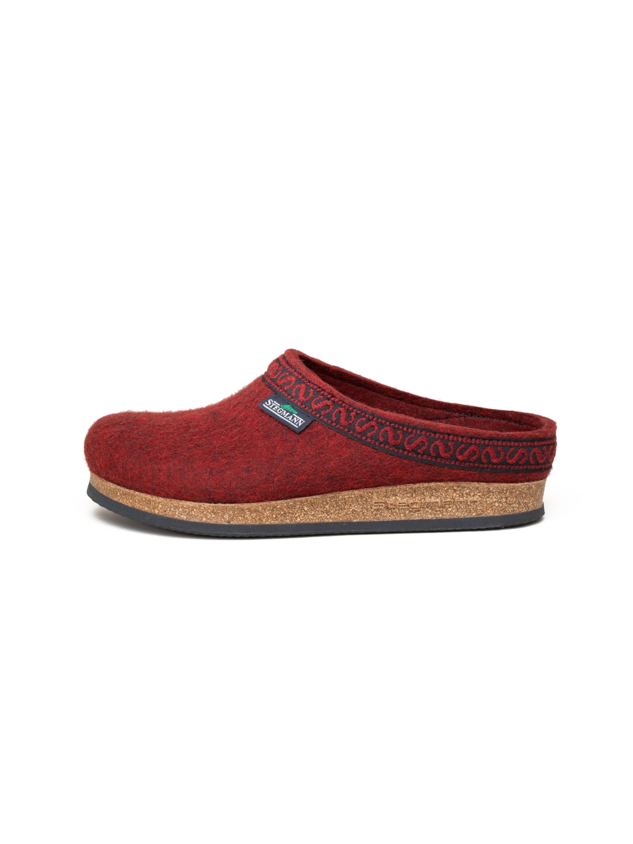 Stegmann Clogs 'Filzclogs Stegmann 108' in Red